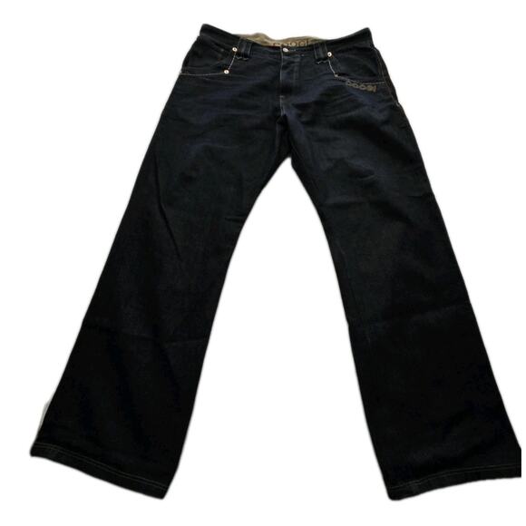 Coogi Jeans Men's 40"x 34" Wide Leg Denim Trap/Skeet Collection Brown Hip-Hop - Picture 3 of 13